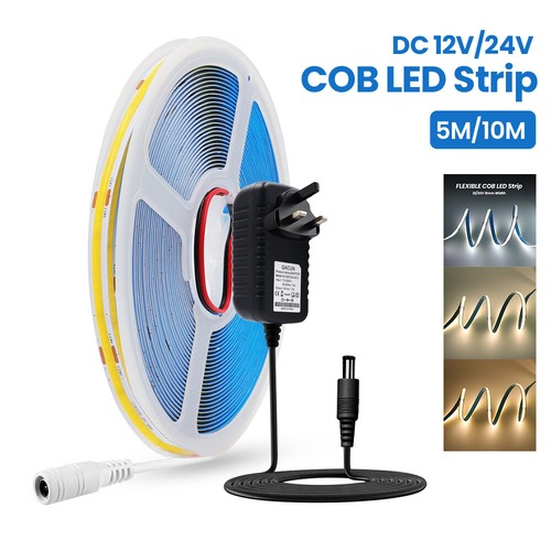 12v main plug cob led - plug, strip