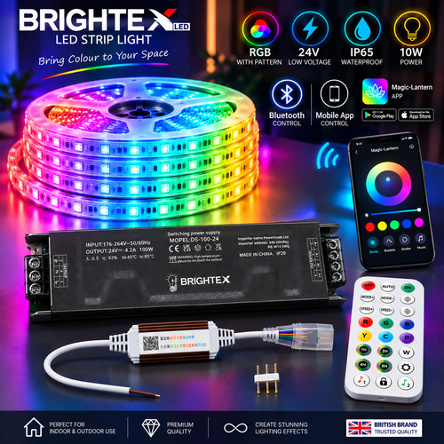 Brightex rgb led strip - brightex,