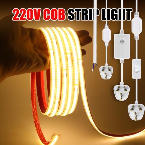 Cob led strip lights 220v - led,