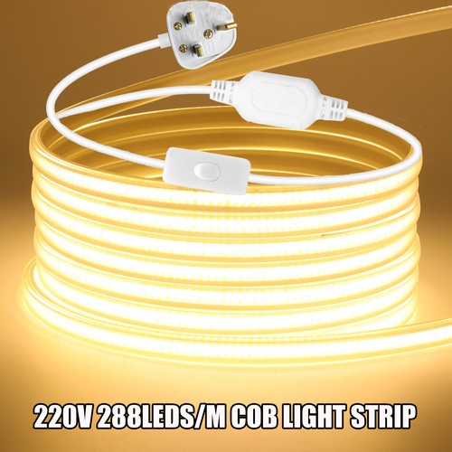 Cob led strip lights 220v - led,