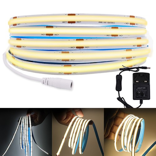 Mains plug cob led strip - cob,