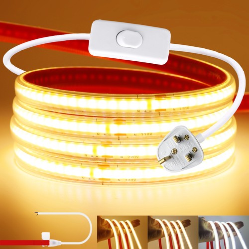 Neon cob led strip lights - strip, 220v