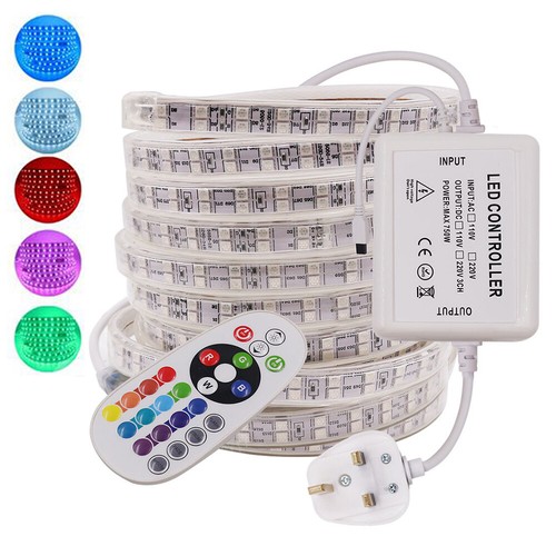 Mains plug rgb led - mains,
