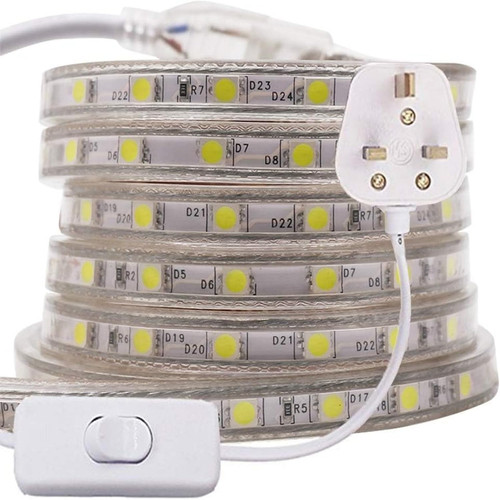 5050 led strip white - white, with