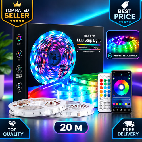 20m led strip lights - led,